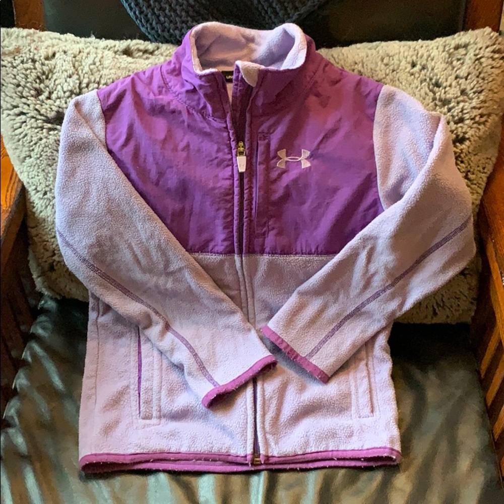 GUC Under Armour girls zip up jacket